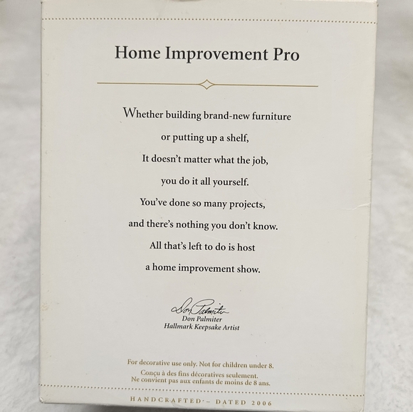 Hallmark Christmas Keepsake Ornament Home Improvement Pro 2006 QXG2303 - Picture 8 of 10
